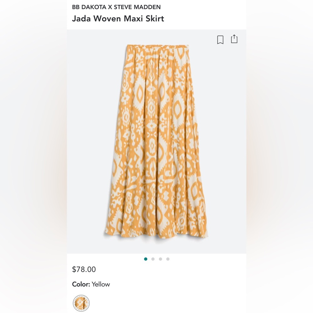 🔥🔥NWT BB Dakota x Steve Madden Maxi skirt- XL⭐️⭐️